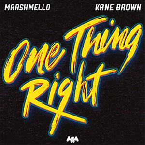 Disco One Thing Right de Marshmello